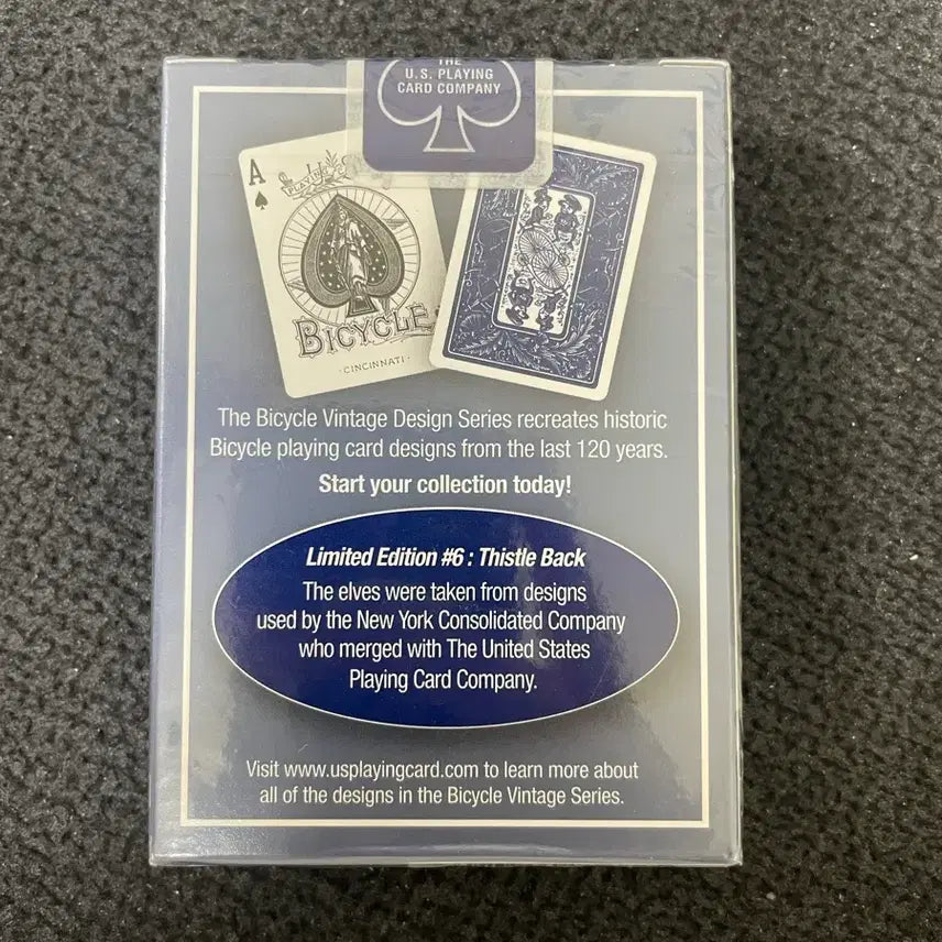 [BUNJANG] Bicycle Vintage Blue Seal Deck - Unsealed / 공이전 바이시클 빈티지 블루씰 미개봉