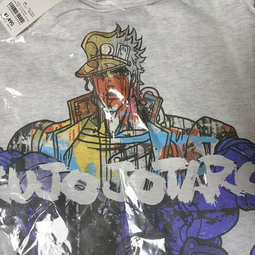 [SOLD OUT] 죠죠 gu 콜라보 티셔츠 죠타로 M