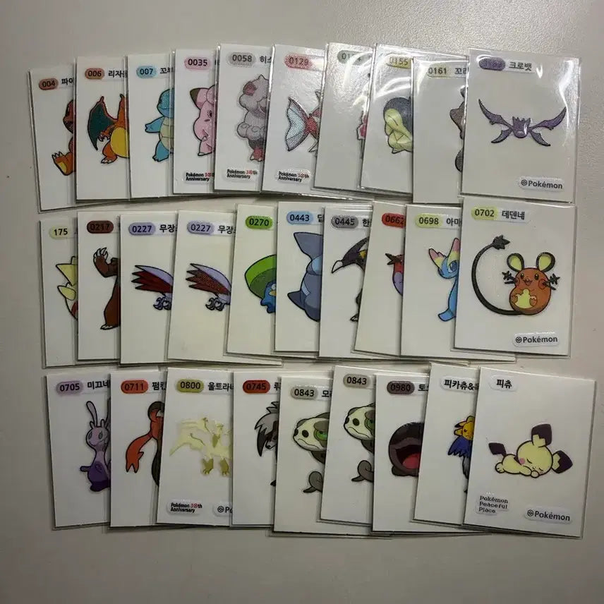 [BUNJANG] Pokemon Stickers Bundle / (다음주까지만 가격내림!!)포켓몬 띠부실 일괄로 판매해요!!