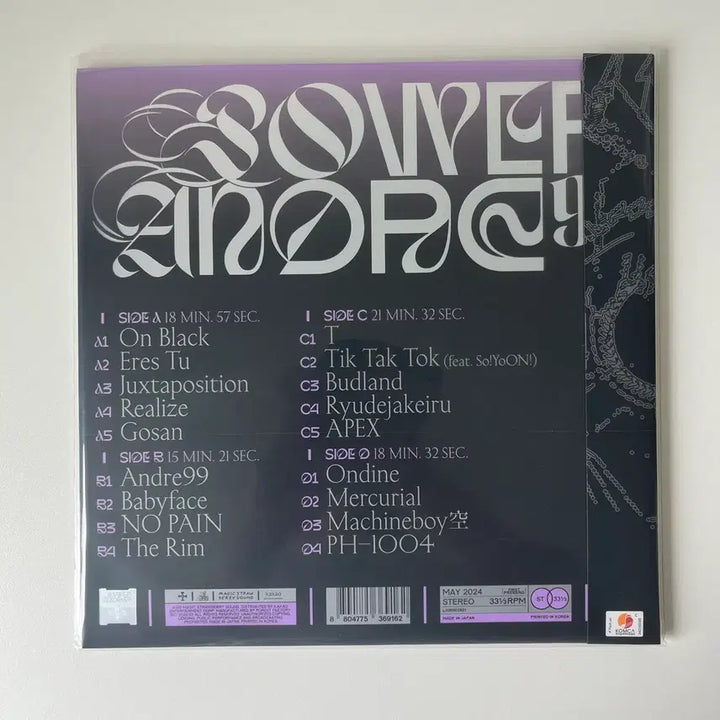 [BUNJANG] Silica Gel POWER ANDRE 99 LP / 실리카겔 2집 POWER ANDRE 99 LP