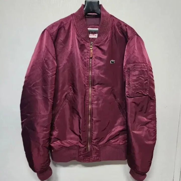 [SOLD OUT] 라코스테 라이브 항공 점퍼 버건디 48