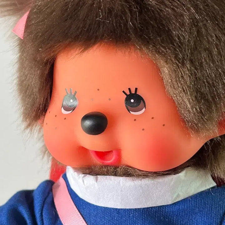 [BUNJANG] Monchhichi Bear Bag Plush Doll (European Edition) / 곰돌이 가방 양갈래 몬치치