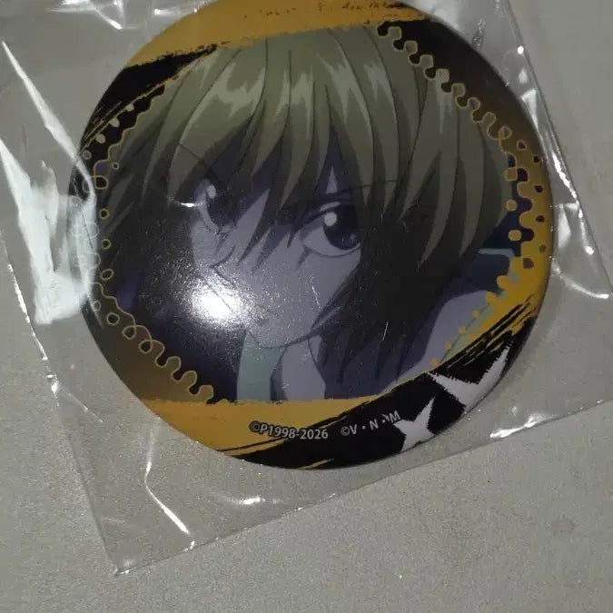 [BUNJANG] Hunter x Hunter Kurapika Can Badge (Sealed) / 헌터헌터 헌헌 점프샵 크라피카 캔뱃지 미개봉 새상품