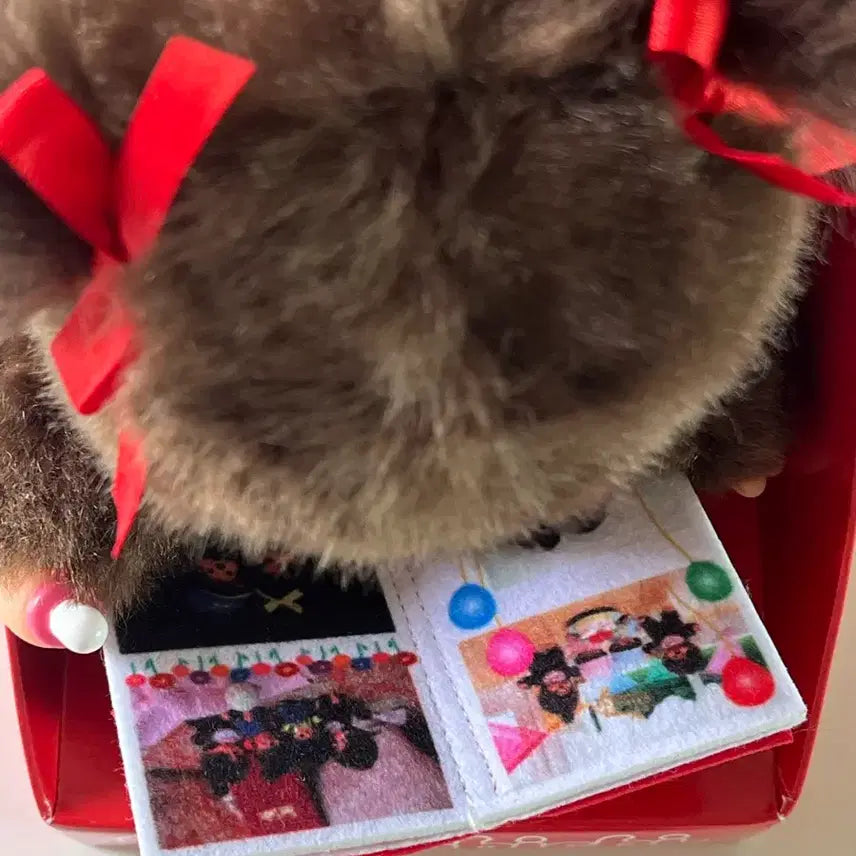 [BUNJANG] Monchhichi Reading Book Monchhichi / 책 읽는 양갈래 몬치치