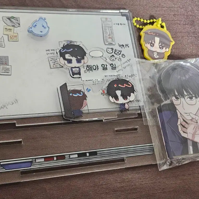[BUNJANG] Hyunmu 1 Team Ryu Jae-gwan Choi Yo-won Diorama Acrylic, Kim Sol-eum Corotto Keychain / 현무1팀 류재관 최요원 디오라마 아크릴 김솔음 코롯토 키링 괴담출근 괴출