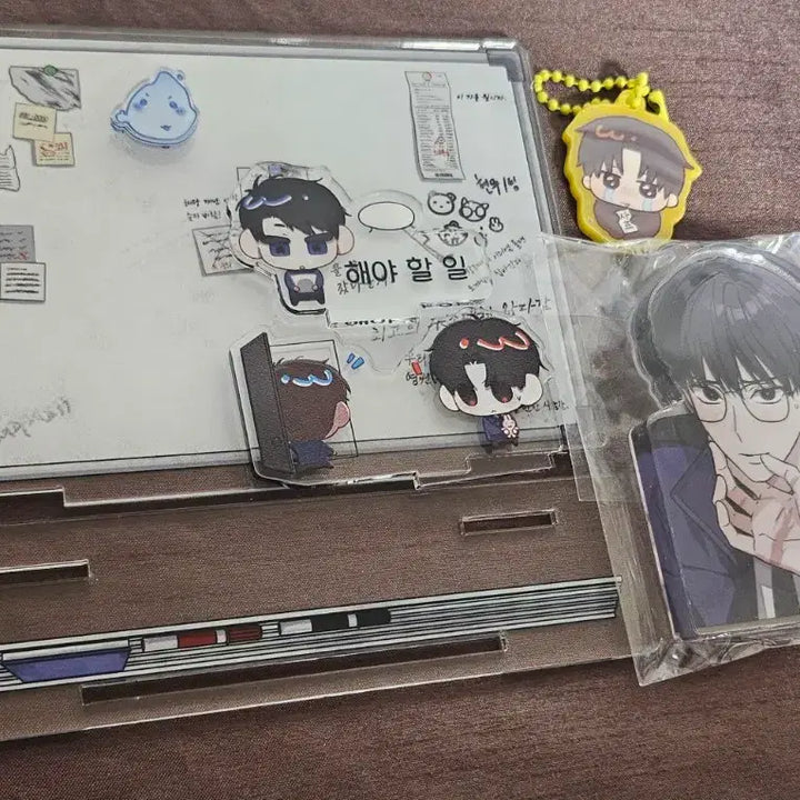 [BUNJANG] Hyunmu 1 Team Ryu Jae-gwan Choi Yo-won Diorama Acrylic, Kim Sol-eum Corotto Keychain / 현무1팀 류재관 최요원 디오라마 아크릴 김솔음 코롯토 키링 괴담출근 괴출