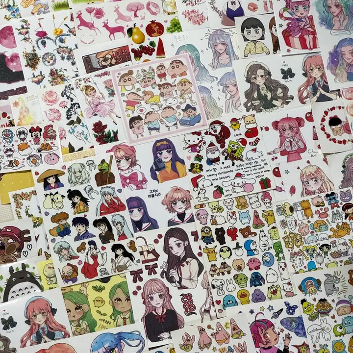 [BUNJANG] 500pcs Mixed Die-cut Stickers / 다꾸 인스 스티커(인믹) 500장 판매