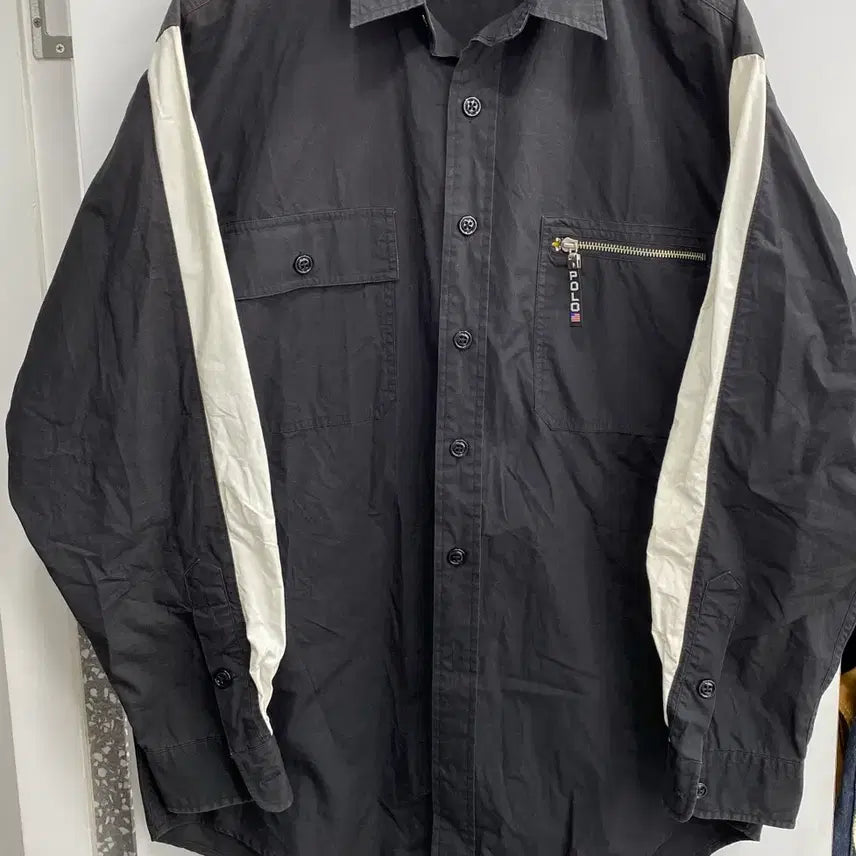 [BUNJANG] 90s Polo Sport Ocean Challenge Oversized Shirt XL-2XL / [넉넉XL추천/유일매물] 90s 폴로 스포츠 오션챌린지 빅 셔츠