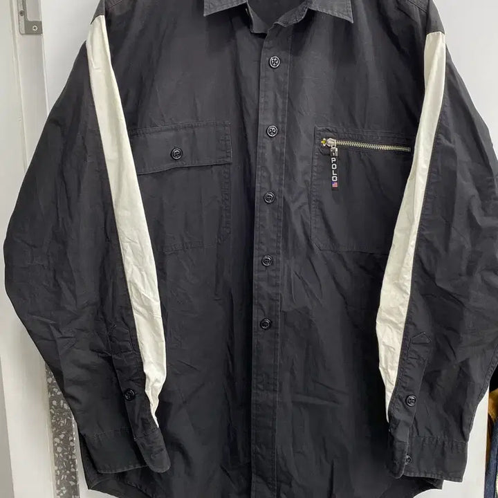[BUNJANG] 90s Polo Sport Ocean Challenge Oversized Shirt XL-2XL / [넉넉XL추천/유일매물] 90s 폴로 스포츠 오션챌린지 빅 셔츠