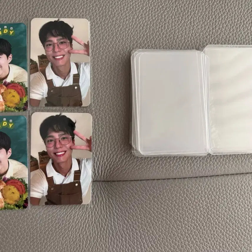 [BUNJANG] Park Bo Gum Photocard Bundle Set / 샐러디 박보검 포카 4장 탑로더