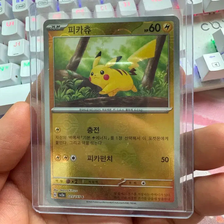 [BUNJANG] Pikachu Poké Ball Holo Card / 피카츄 몬스터볼 홀로카드