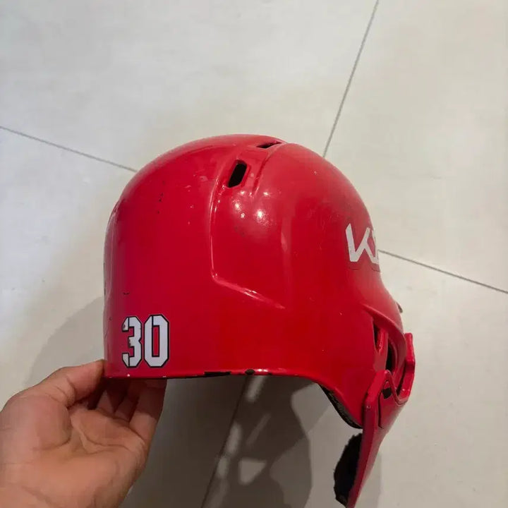 [BUNJANG] Kia Socrates Game-Worn Helmet / 기아 소크라테스 실착 헬멧