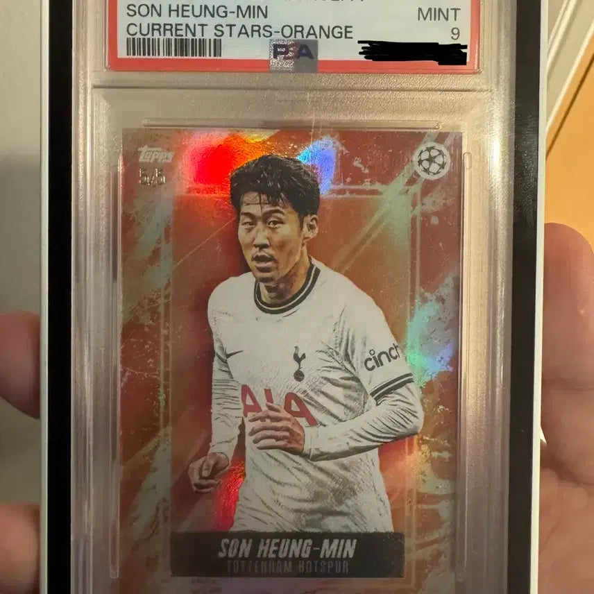 [BUNJANG] Son Heung-min 2022 Tottenham Hotspur PSA 9 Mint Pop 1 Football Card / 전세계1장 손흥민 2022 토트넘 카드psa9등급 pop1팝니다
