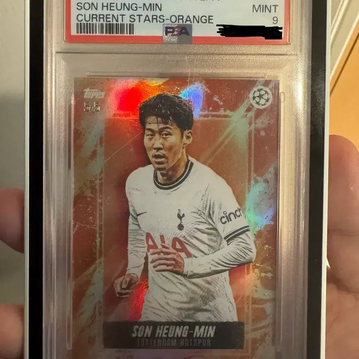 [BUNJANG] Son Heung-min 2022 Tottenham Hotspur PSA 9 Mint Pop 1 Football Card / 전세계1장 손흥민 2022 토트넘 카드psa9등급 pop1팝니다