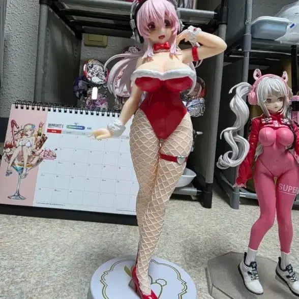 [BUNJANG] Super Sonico Bunny Girl Figure &amp; Nikke Alice Figure Bundle Set / 슈퍼소니코 바니걸 피규어, 니케 엘리스피규어 일괄