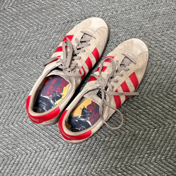 [BUNJANG] Adidas Lonestar Sneakers Suede Red Accent / 아디다스 론스타 스니커즈 270