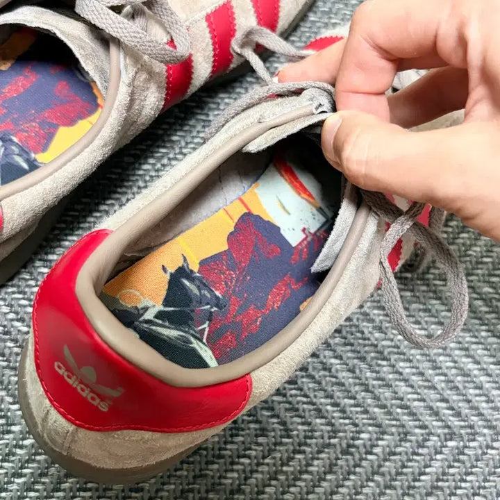[BUNJANG] Adidas Lonestar Sneakers Suede Red Accent / 아디다스 론스타 스니커즈 270
