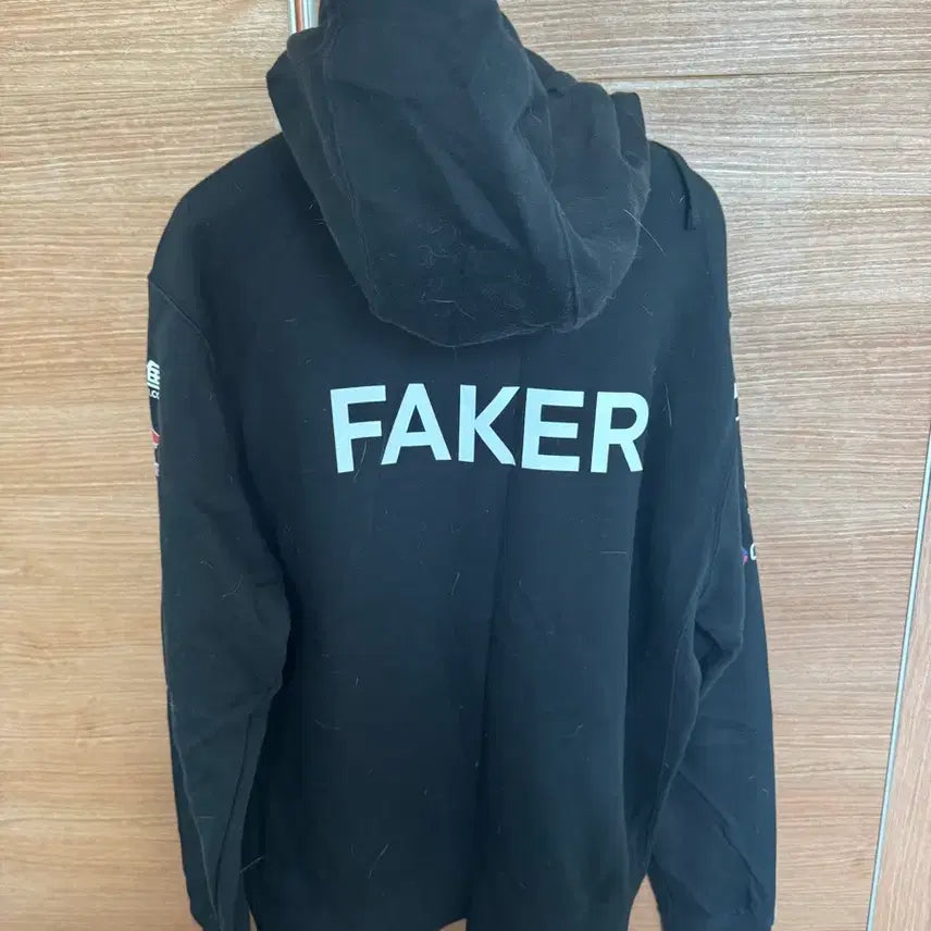 [BUNJANG] T1 Faker 2022 Worlds Marked Hoodie / [M] t1 2022 월즈 후드집업 페이커 마킹