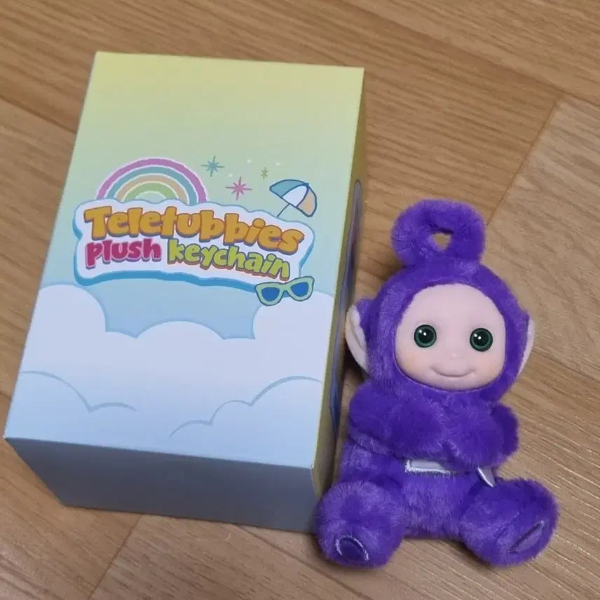 [BUNJANG] Goodal Teletubbies Booradollie Plush Keychain / 구달 텔레토비 인형 키링 보라돌이