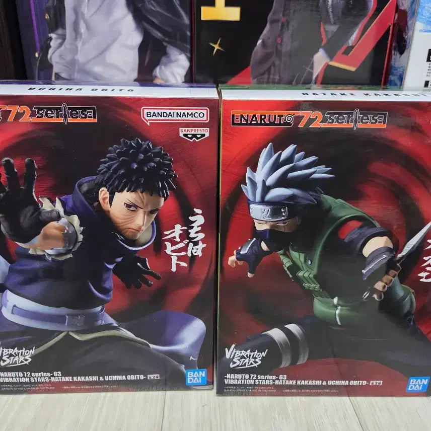 [BUNJANG] Banpresto Kakashi &amp; Obito Figure Set / 나루토72 시리즈 반프레스토 카카시 오비토 피규어