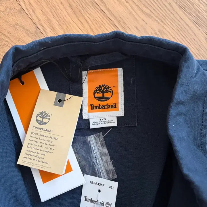 [BUNJANG] Timberland Washed Canvas Work Jacket / (새상품) 팀버랜드 워시드 캔버스 워크 자켓 (L 사이즈)