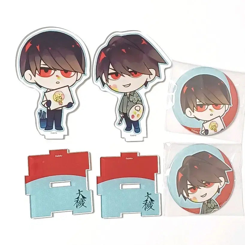 [SOLD OUT] 일괄) 오오에 오오사키 시즈마 스마트폰 한정 아크릴 뱃지