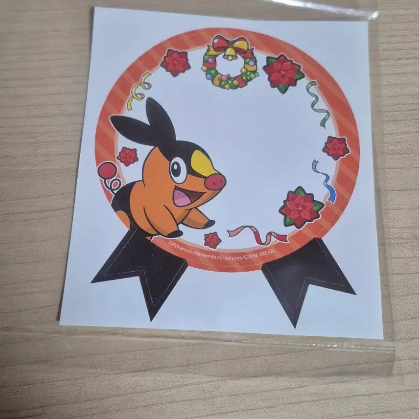 [BUNJANG] Pokemon Torkoal Christmas Sticker / 포켓몬 크리스마스 뚜꾸리 스티커