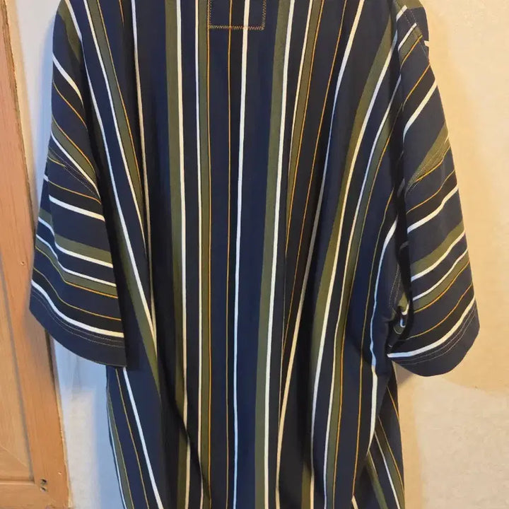 [BUNJANG] Carhartt Nicholas Daily Stripe T-Shirt Blue L / 칼하트 니콜라스 데일리 스트라이프 티셔츠 블루 L사이즈