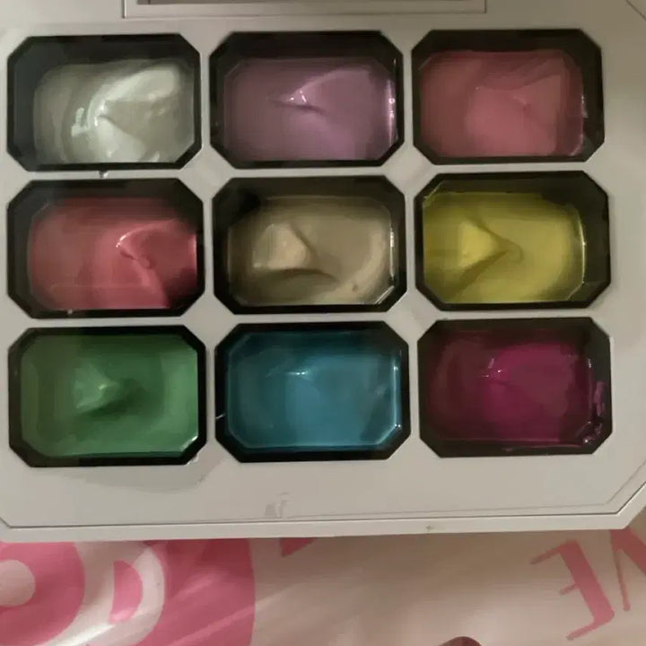 [BUNJANG] 9 Color Gel Nail Palette / 젤네일9색팔레트