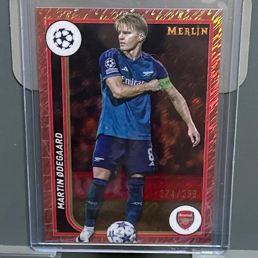 [BUNJANG] Topps Merlin Arsenal Odegaard 299 Limited Edition Soccer Card / [299한정] 외데고르 아스날 탑스 멀린 축구 한정 카드 판매