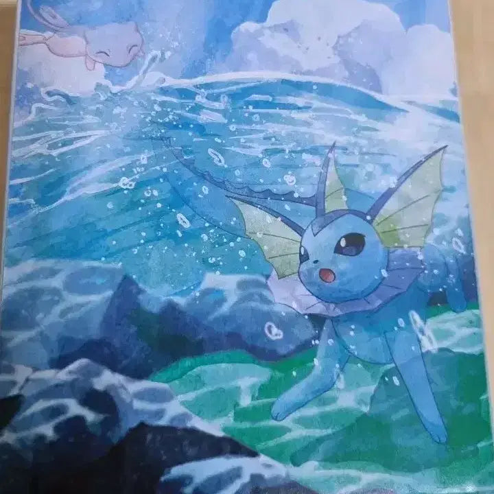 [BUNJANG] Pokemon Center Clear Figure Invisible to Me Vaporeon / 원가이하)포켓몬 센터 클리어 피규어 Invisible to Me 샤미드