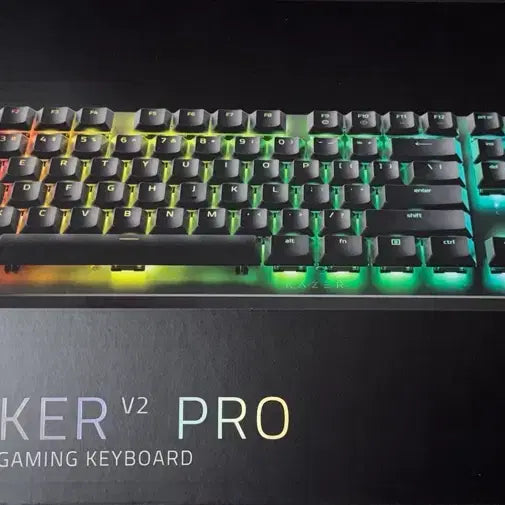 [BUNJANG] Razer DeathStalker V2 Pro Linear KR Wireless Keyboard (Korean Keycaps) / 레이저 데스스토커 V2 Pro Linear KR 무선 키보드 (한글각인)