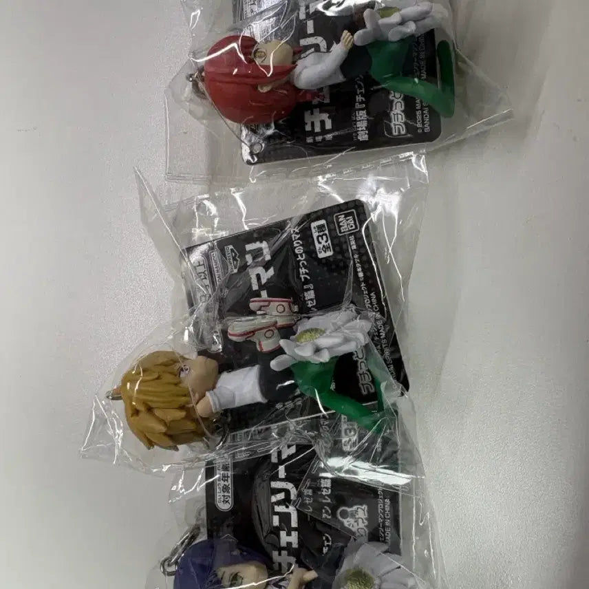 [BUNJANG] Chainsaw Man Puchito Norimasu Flower Keyring Bundle Set Denji, Power, Makima / 일괄)체인소맨 푸치토 노리마스 꽃키링 덴지 레제 마키마