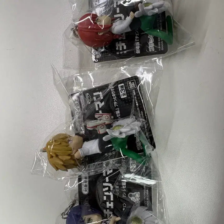 [BUNJANG] Chainsaw Man Puchito Norimasu Flower Keyring Bundle Set Denji, Power, Makima / 일괄)체인소맨 푸치토 노리마스 꽃키링 덴지 레제 마키마