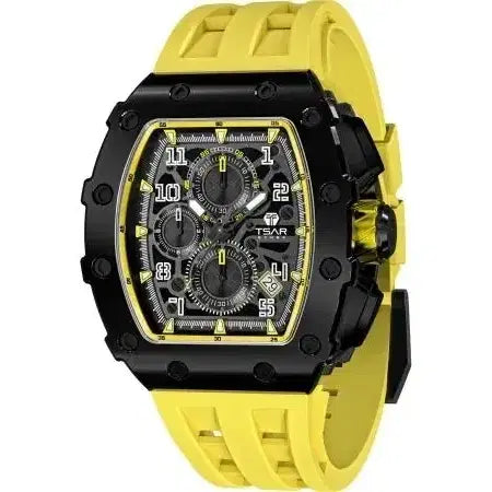 [BUNJANG] Charbonnier Authentic Watch Yellow &amp; Black / 차르봄바 정품 시계 옐로우 &amp;블랙 새상품