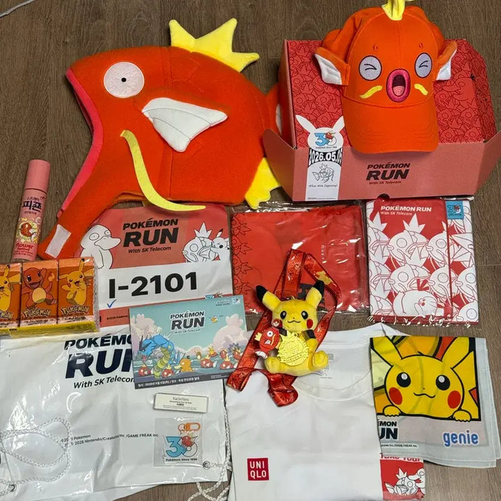 [BUNJANG] Pokemon Run Golden Pikachu Set / 포켓몬 런 금카츄 세트
