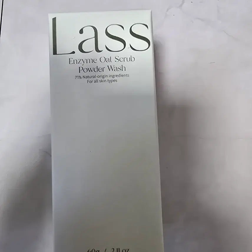 [SOLD OUT] Lass 효소 오트 스크럽 파우더 워시 60g