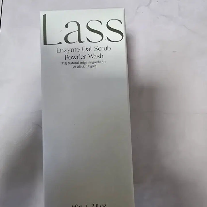 [SOLD OUT] Lass 효소 오트 스크럽 파우더 워시 60g