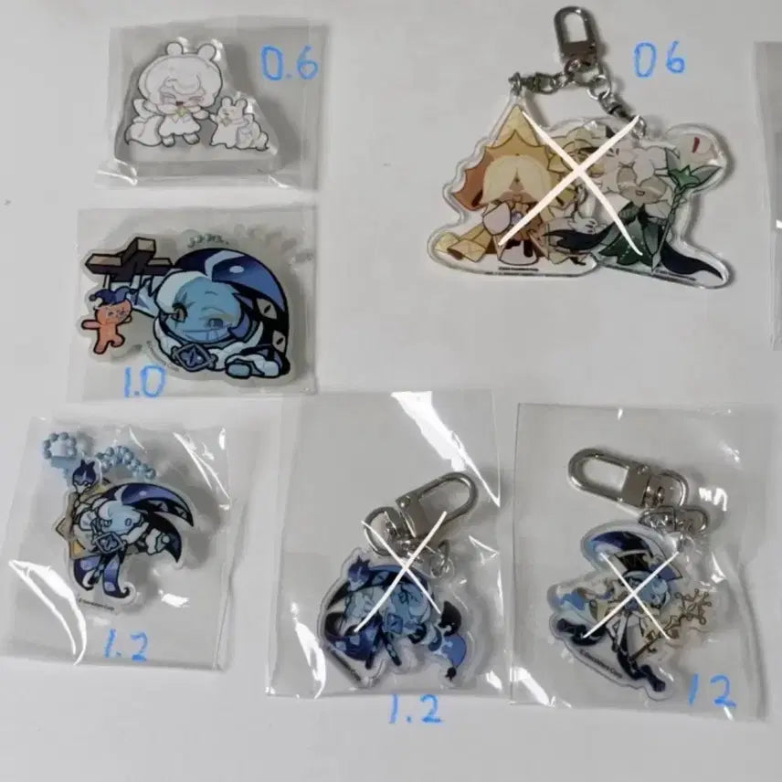 [BUNJANG] Cookie Run Kingdom Shadow Milk Cookie Pure Vanilla Can Badge Acrylic Keyring / 쿠키런 킹덤 쿠킹덤 쉐도우밀크 쿠키 쉐밀 퓨어바닐라 캔뱃지 아크릴 키링