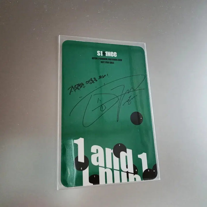 [BUNJANG] SHINee Onew 1 of 1 Photocard / 샤이니 1&amp;1 원앤원 온유 포카