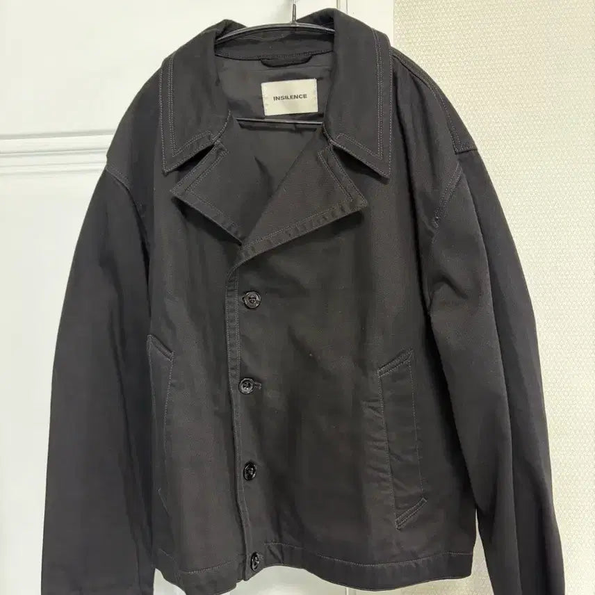 [BUNJANG] INSILENCE Boxy Fit Denim Jacket Black / 인사일런스 박시핏 데님 자켓