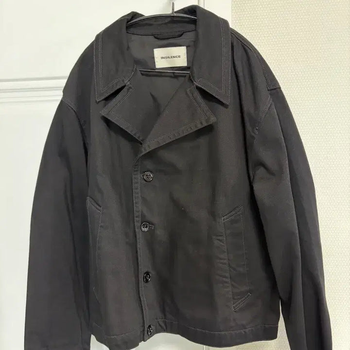 [BUNJANG] INSILENCE Boxy Fit Denim Jacket Black / 인사일런스 박시핏 데님 자켓