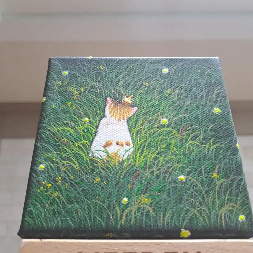 [BUNJANG] Cat Acrylic Mini Frame / 고양이 아크릴 그림액자입니다