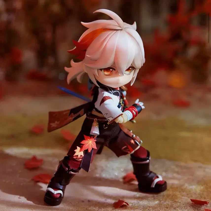 [BUNJANG] Genshin Impact Kaedehara Kazuha Piccodo Action Doll + Plush Keychain + 24th YoLand Fortune Set / 원신 카즈하 피코도 액션돌 + 인형 키링 + 24호요랜드 점괘 일괄