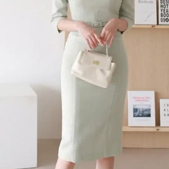 [BUNJANG] Salon de Ju Mint Green Dress / 살롱드쥬 연민트 원피스