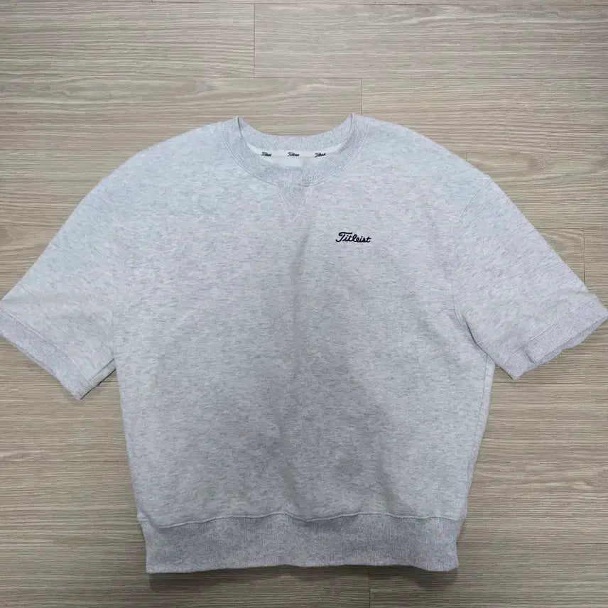 [BUNJANG] Titleist Short Sleeve Sweatshirt Grey / 타이틀리스트 반팔 맨투맨 그레이
