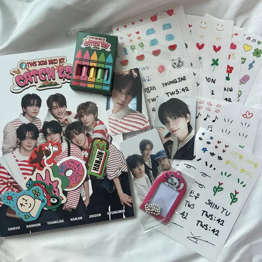 [BUNJANG] TWS Seungyoon Dohoon Youngjae Han Jin Jihoon Kyoungmin Deco Kit Bundle Set / 투어스 신유 도훈 영재 한진 지훈 경민 데코키트 일괄