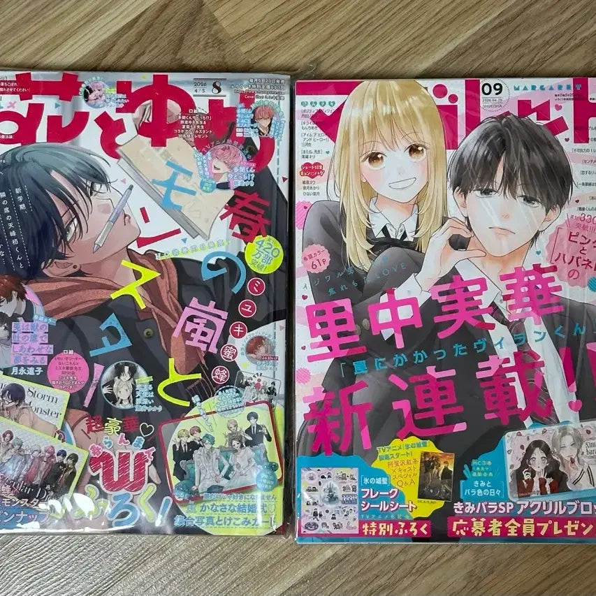 [BUNJANG] Hana To Yume &amp; Margaret Magazine Bundle / 하나토유메 마가렛 잡지