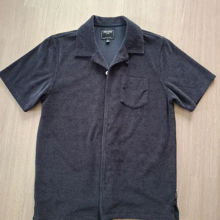 [BUNJANG] Todd Snyder Terry Camp Collar Shirt Navy Small / 토드 스나이더 테리 캠프칼라 셔츠