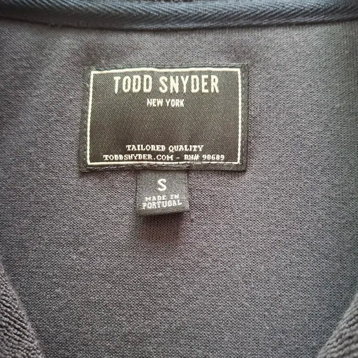 [BUNJANG] Todd Snyder Terry Camp Collar Shirt Navy Small / 토드 스나이더 테리 캠프칼라 셔츠